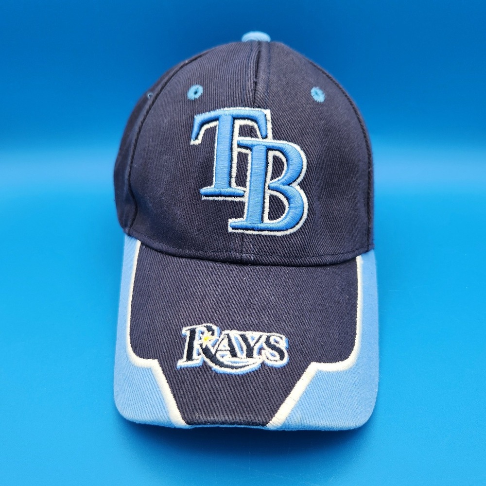 Fan Favorite Tampa Bay Rays MLB Baseball Hat Navy Blue Adjustable Cap‎ Mens OSFA